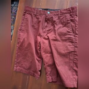 Volcom Men's Burgundy Shorts